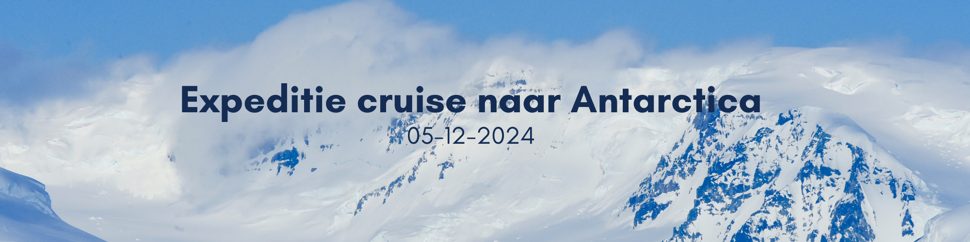Expeditie cruise naar Antarctica 05-12-2024
